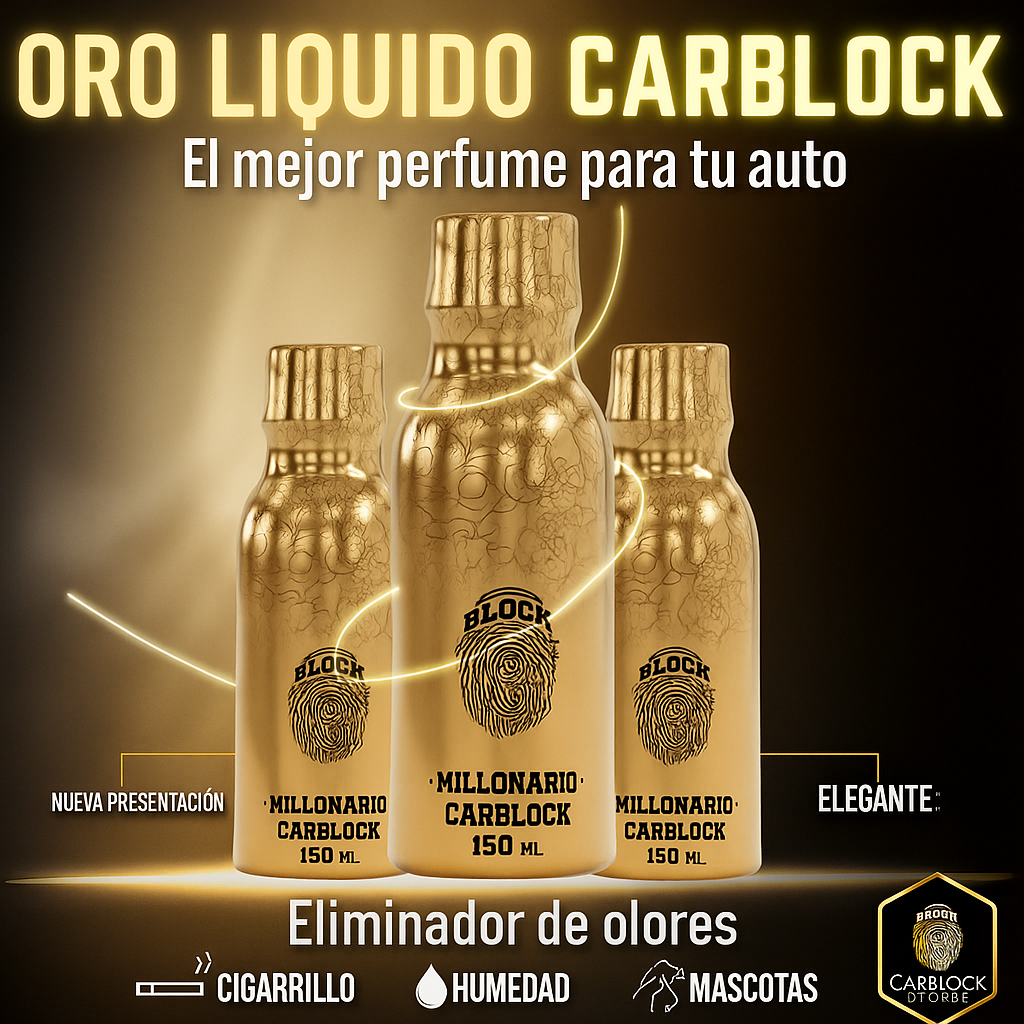 ✨ ¡Haz que tu carro huela a lujo con CarBlock Premium! 🚗🔥