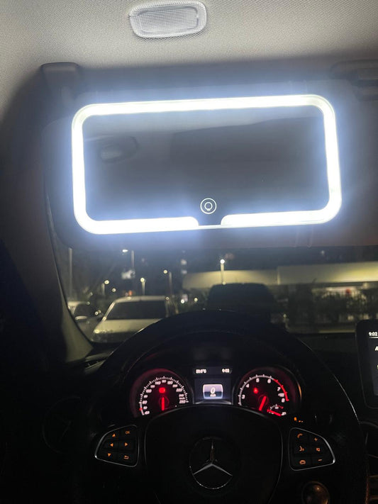 Espejo para carro con luz led